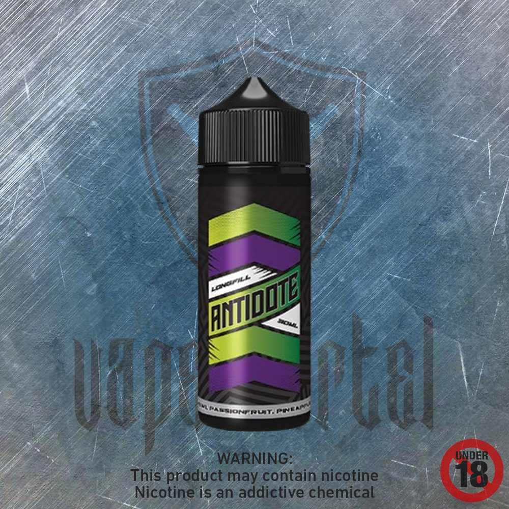 Antidote Kiwi Passionfruit Pineapple Longfill VAPE CARTEL Antidote Kiwi Passionfruit Pineapple Longfill VAPE CARTEL