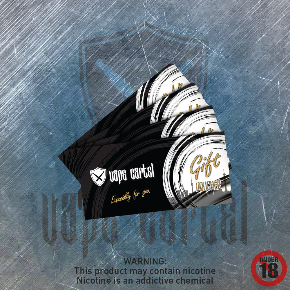 Vape Cartel Gift Vouchers  VAPE CARTEL