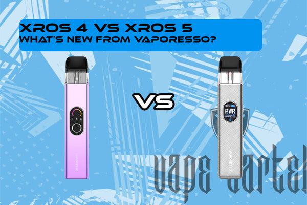 Vaporesso XROS 5 vs XROS 4. What's new!
