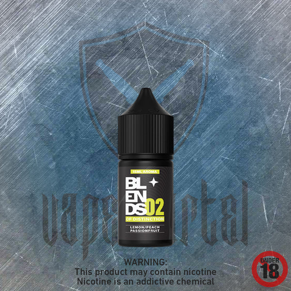 Blends 02 Lemon Peach Passionfruit MTL/Nic Salt Longfill