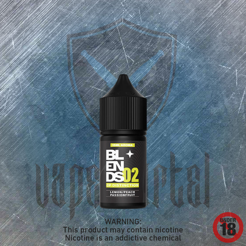 Blends 02 Lemon Peach Passionfruit MTL/Nic Salt Longfill