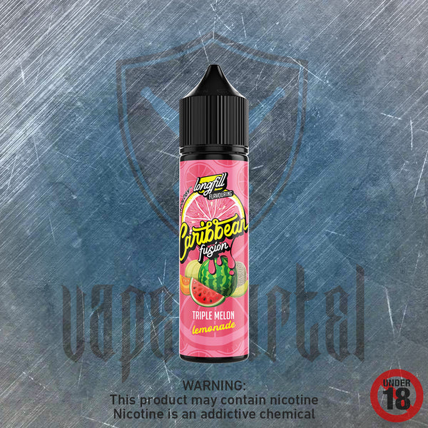 Caribbean Fusion: Triple Melon Lemonade MTL/Nic Salt Longfill