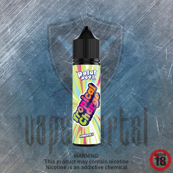 Polar Popz Energetic: Tropical Charge MTL/Nic Salt Longfill