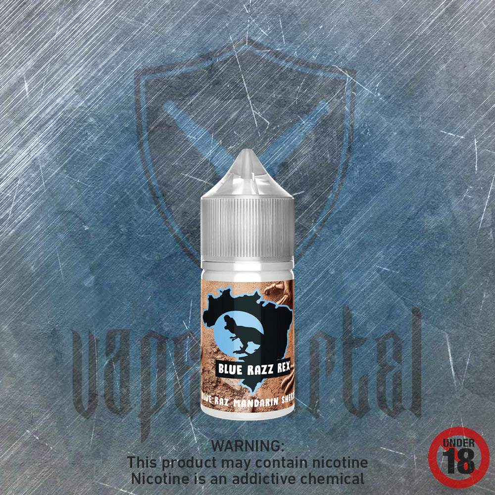 Fossil Fuel: Blue Razz Rex MTL/Nic Salt Longfill – VAPE CARTEL