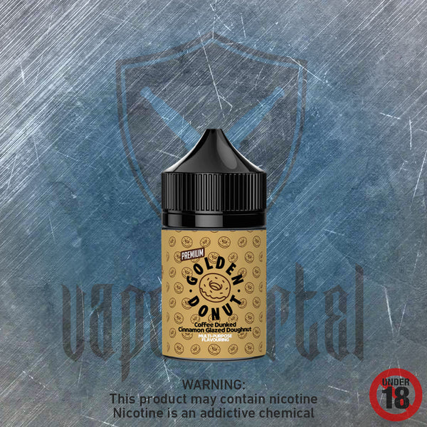 Golden Donut Coffee Dunked MTL/Nic Salt Longfill VAPE CARTEL Golden Donut Coffee Dunked MTL/Nic Salt Longfill VAPE CARTEL