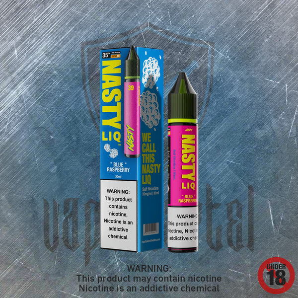 NastyLiq Blue Raspberry Ice MTL/Nic Salt Longfill