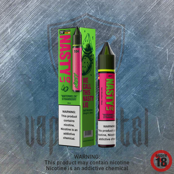 NastyLiq Watermelon Strawberry MTL/Nic Salt Longfill