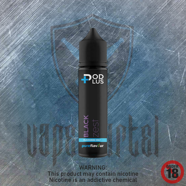 Pod Plus Black Zest MTL/Nic Salt Longfill