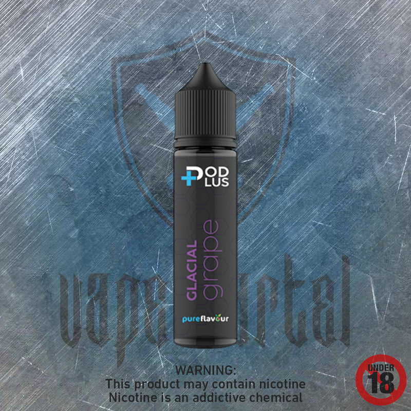 Pod Plus Glacial Grape MTL/Nic Salt Longfill