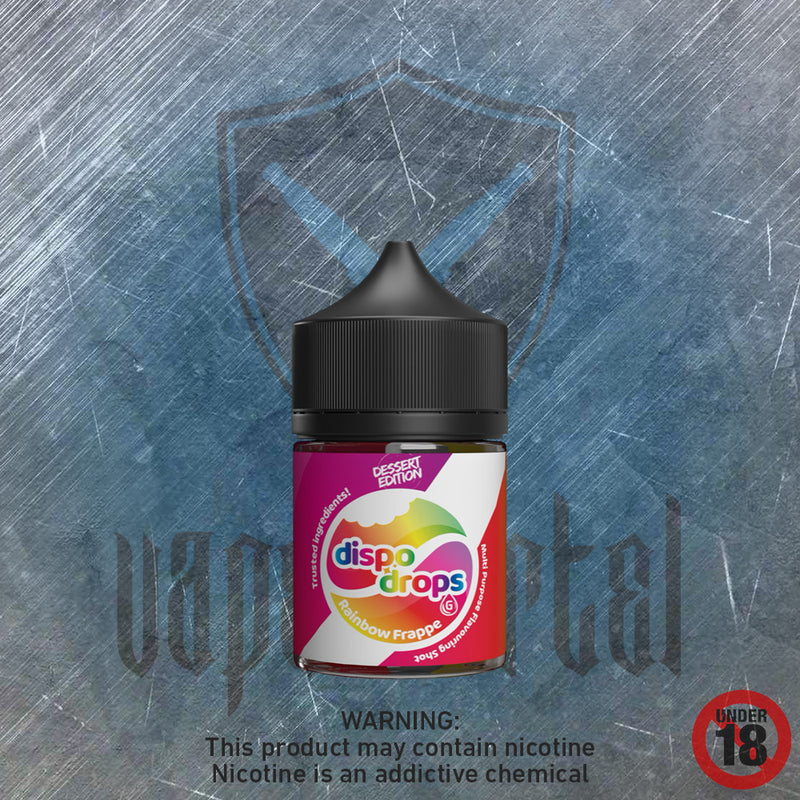 Dispo Drops: Rainbow Frappe MTL/Nic Salt Longfill
